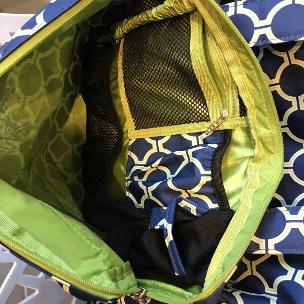 Ju-Ju-Be Be Prepared Classic Diaper Bag - Royal Envy - Includes Stroller Clips